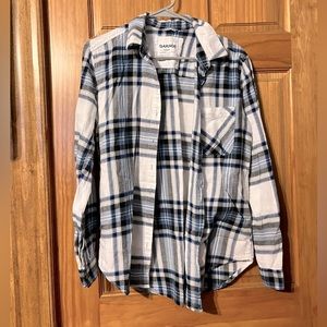 Garage light flannel shirt